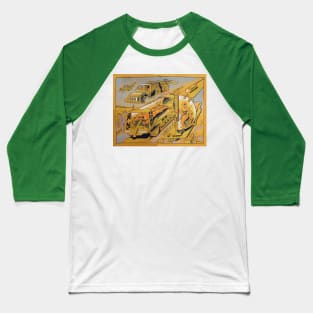 Yellow Skyway Baseball T-Shirt